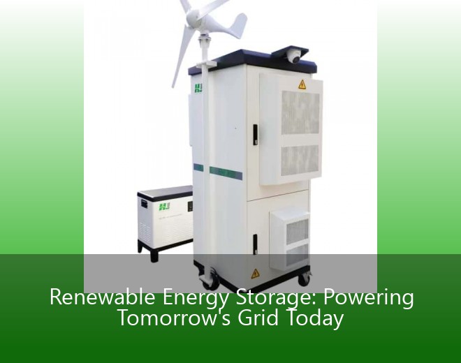 Renewable Energy Storage: Powering Tomorrow's Grid Today